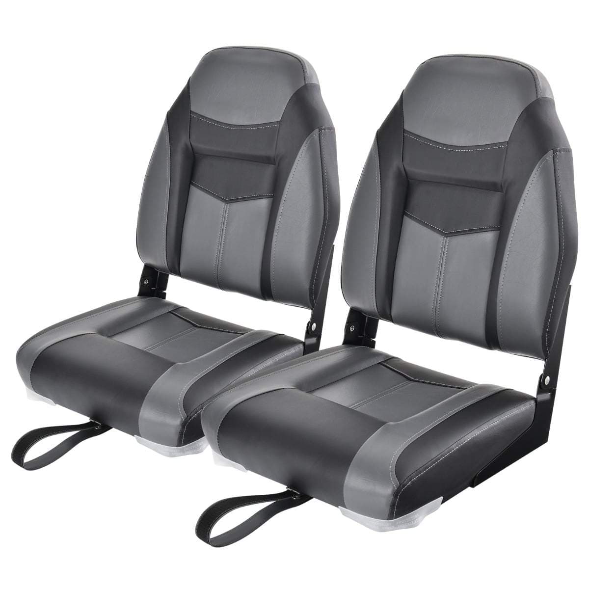 Kokoontaitettava veneistuinsetti, ergonominen selkänoja, vedenpitävä PVC