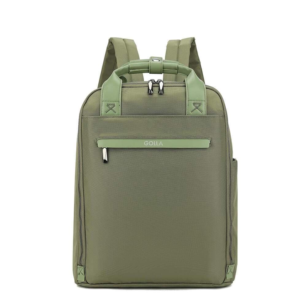 GOLLA Reppu Orion 34-36 litraa nailonia ja PU 15,6" vihreä
