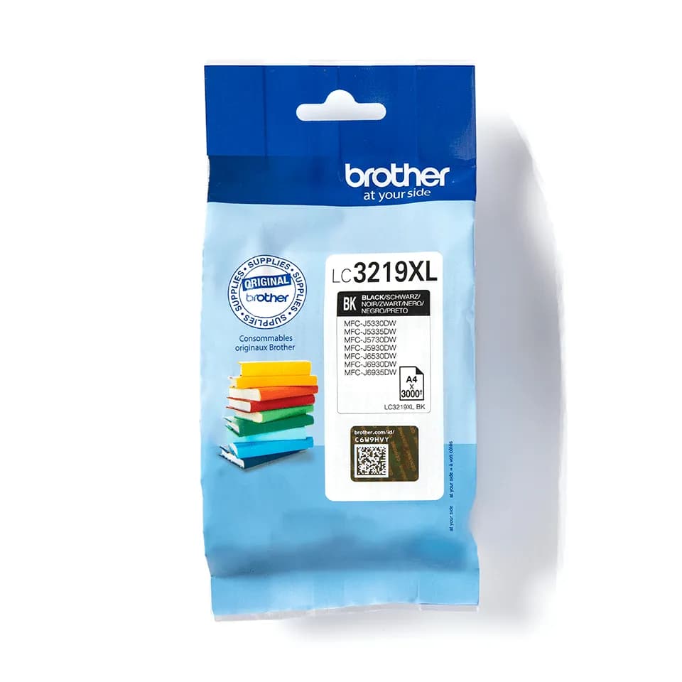 Brother LC3219XLBK XL-mustekasetti, musta