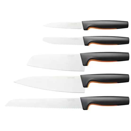 Fiskars Functional Form -veitsisetti, 5-osainen, musta