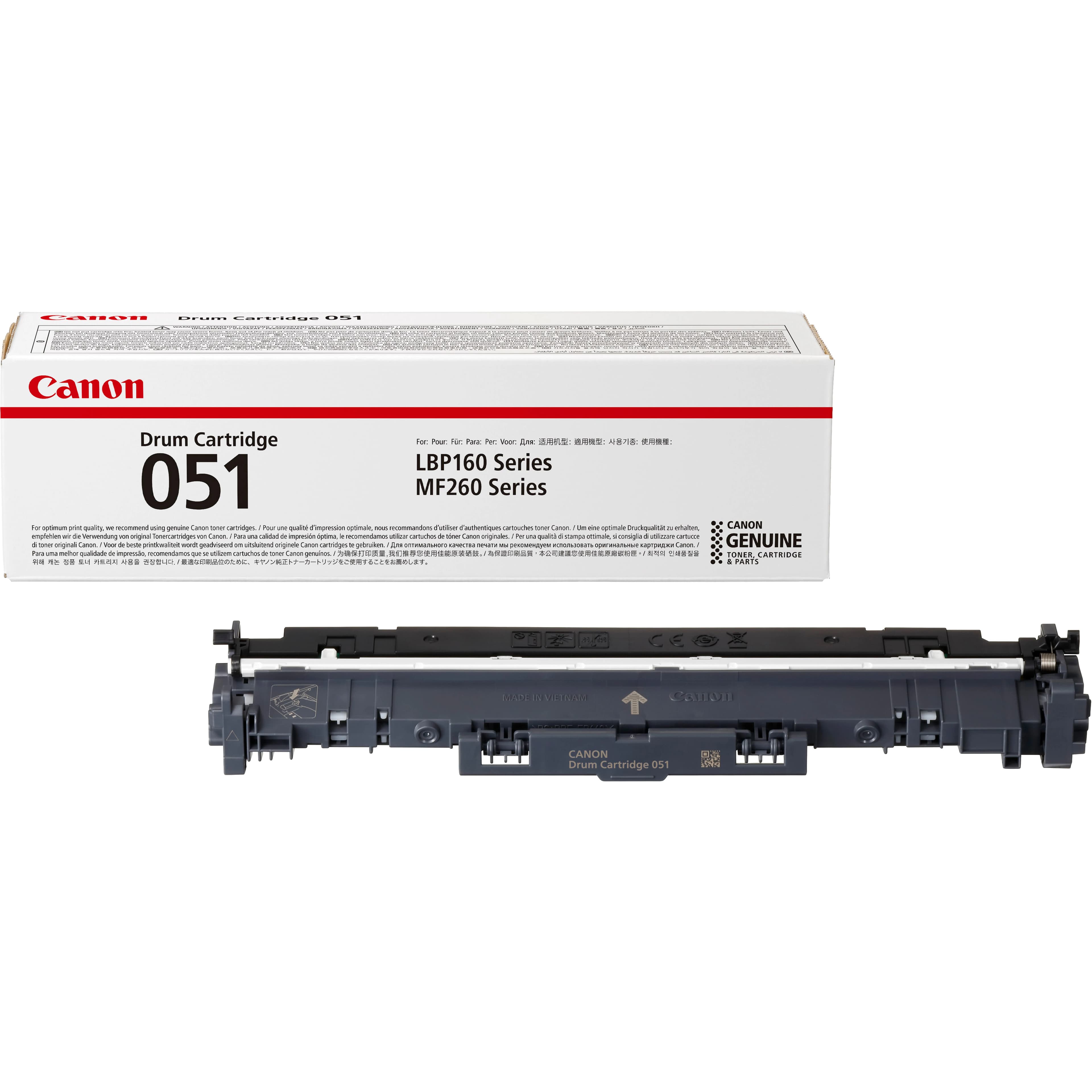 Canon CRG 051 -rumpuyksikkö, musta/harmaa