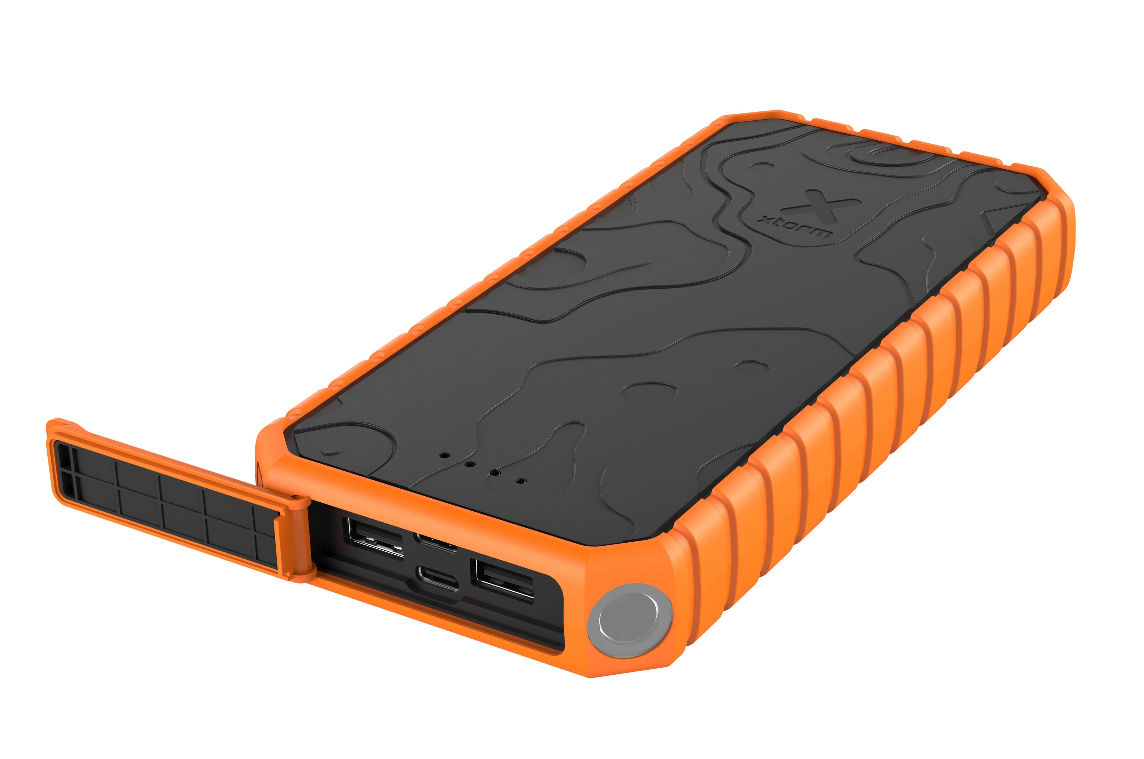 XTORM XR202 Rugged 20000mAh, 35W -varavirtalähde, Musta/Oranssi
