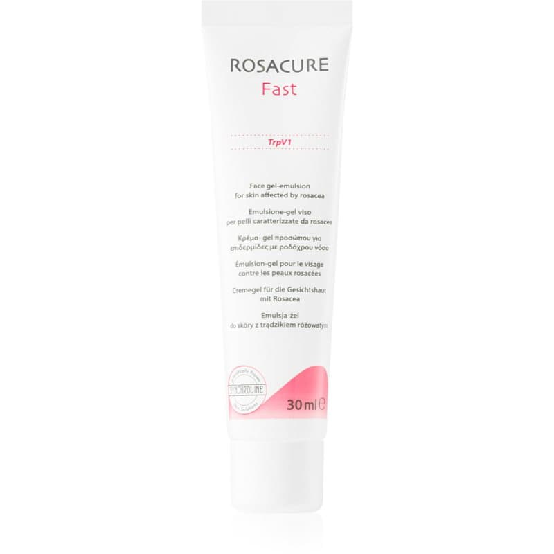 Synchroline Rosacure Fast geeliemulsio herkälle ja punoitukseen taipuvaiselle iholle 30 ml