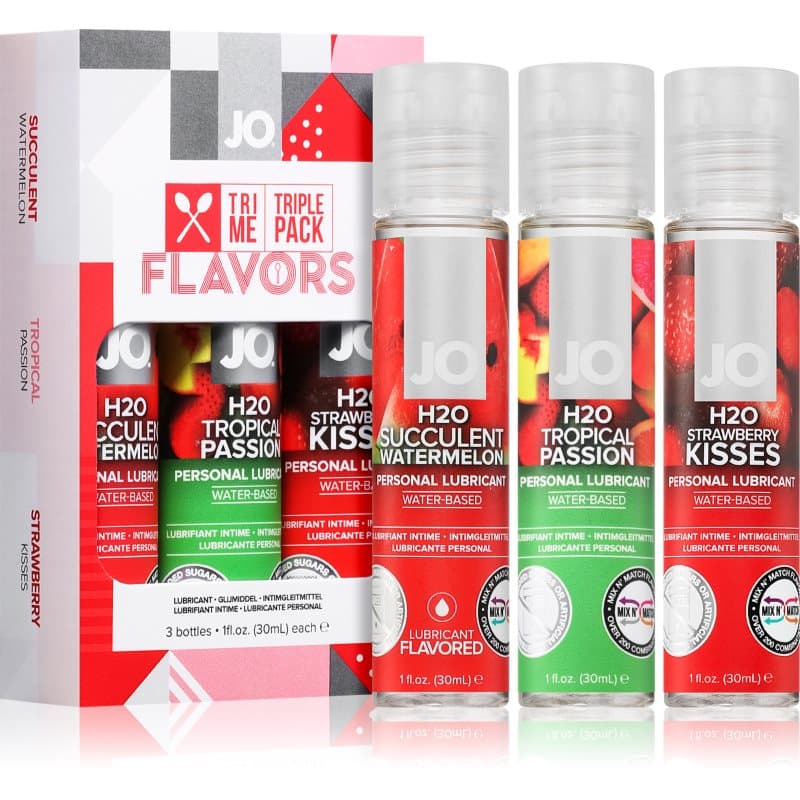 System JO Tri-Me Triple Pack Flavors liukuvoidesetti 3x30 ml
