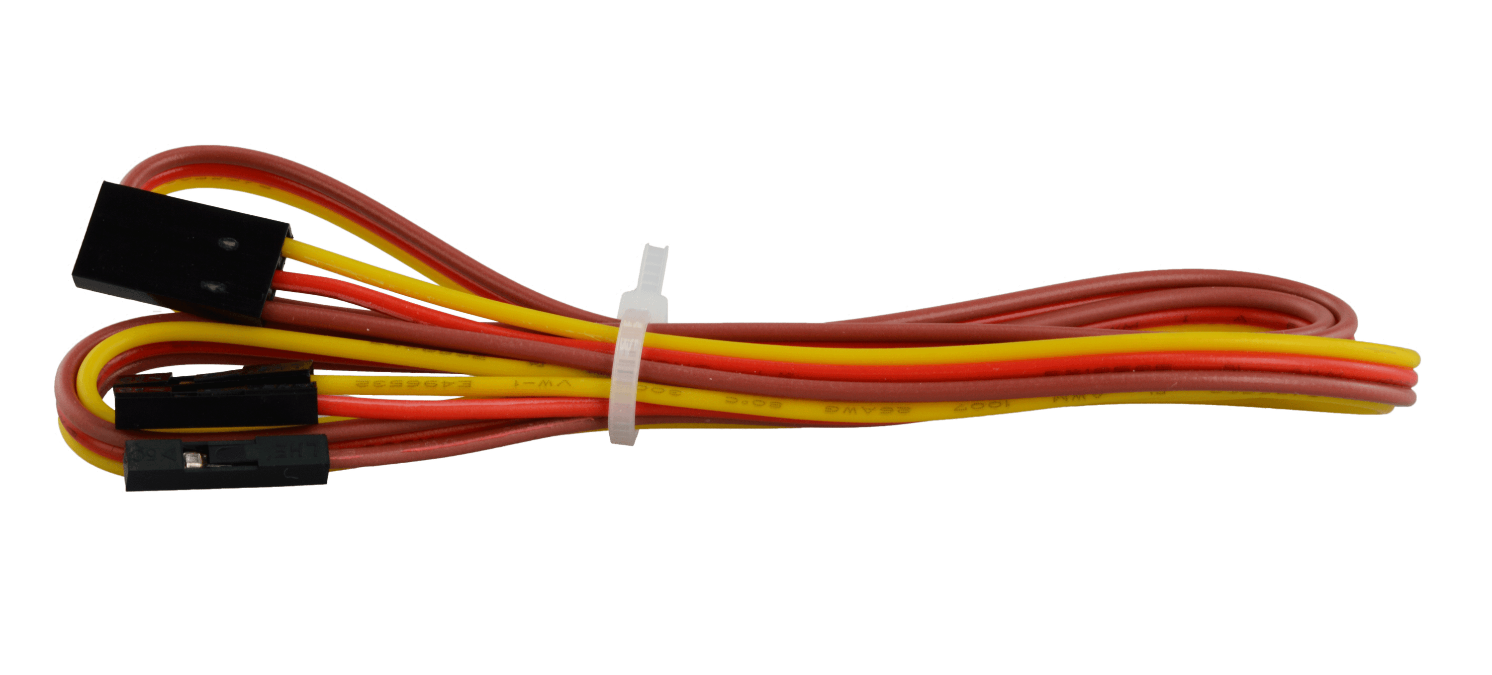 3p Color Brown Red Orange Cable Length 80cm, One End 2.54 Dupont Female 3p, One End Dupont Female 1px3