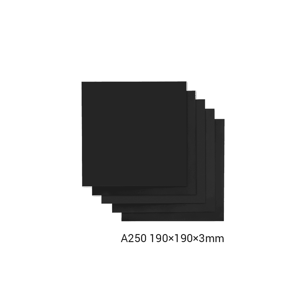 Frosted Acrylic Sheet For Snapmaker 2.0 / 190 × 190 × 3mm / 5-pack