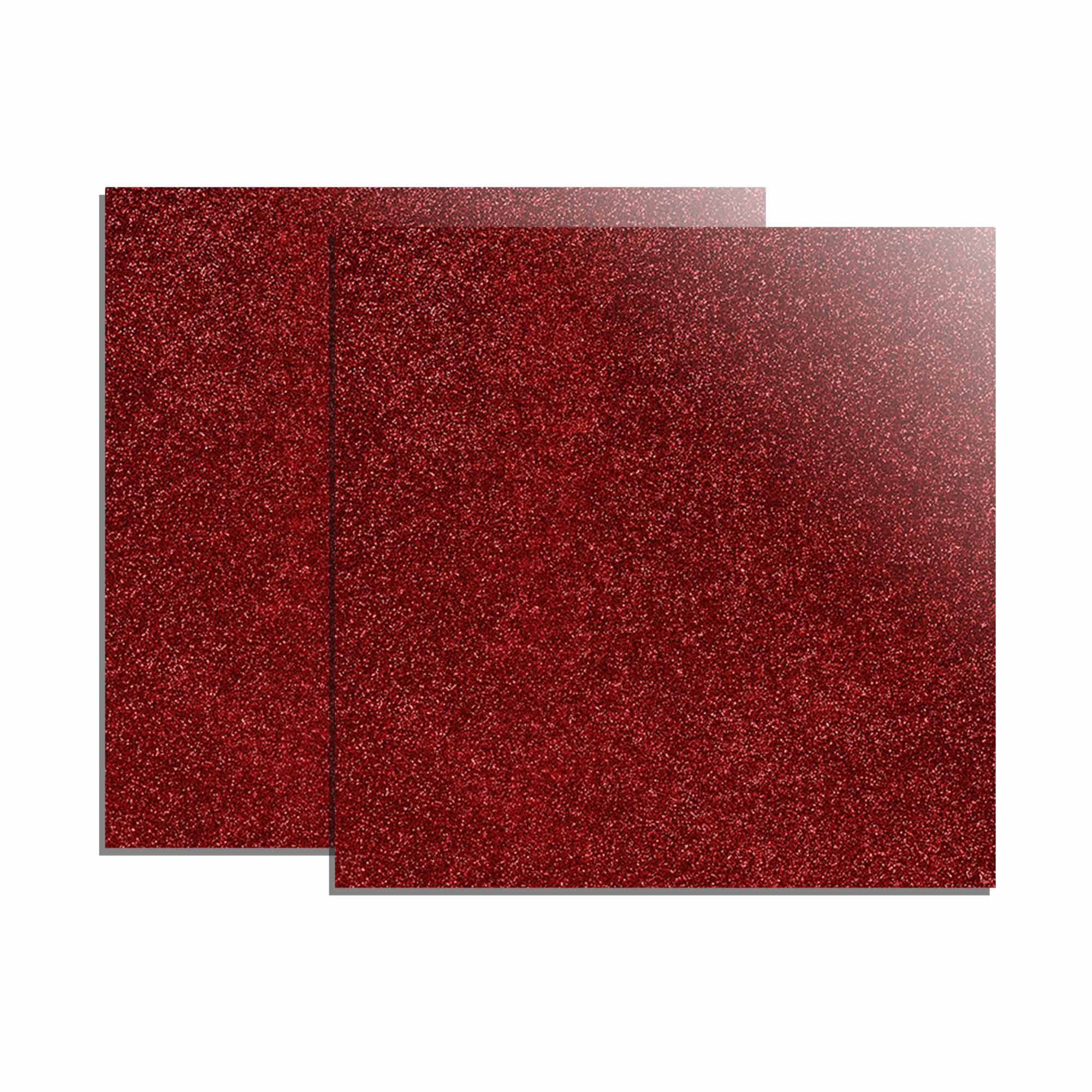 Xtool 3 Mm Red Glitter Acrylic Sheets (2-pack)