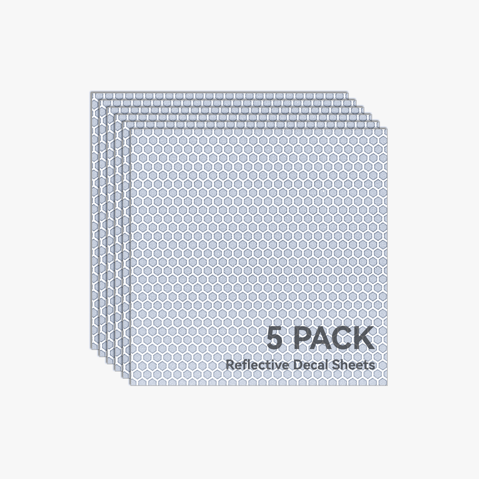 Bambu Lab Light Gray Reflective Decal Sheet