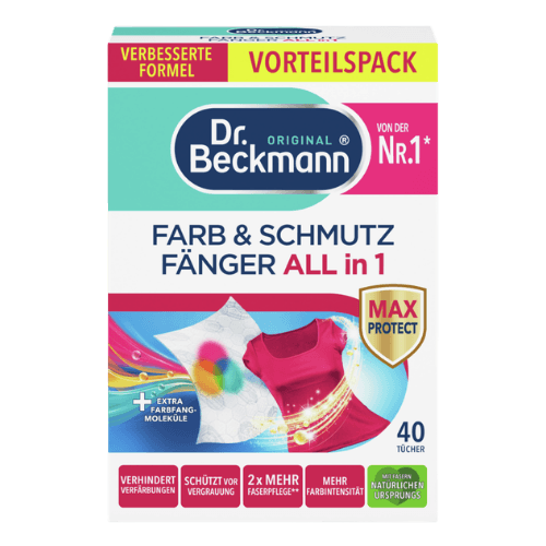 Dr. Beckmann All-in-1 Colour & Dirt Catcher Pyykinvärinkerääjäliinat - 40 kpl