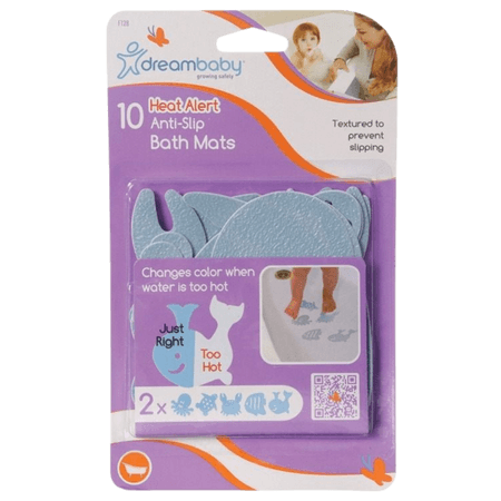 Dreambaby Heat Alert Liukumattomat Kylpymatot – 10 kpl