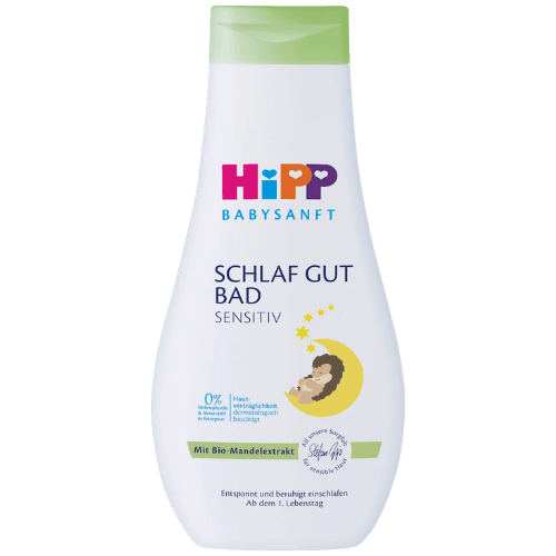 HiPP Babysanft Sensitive Sleep Well Vauvan Kylpy Orgaanisella Manteliuutteella - 350 ml