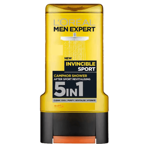 L'Oréal Men Expert Invincible Sport 5-in-1 Suihkugeeli – 250 ml