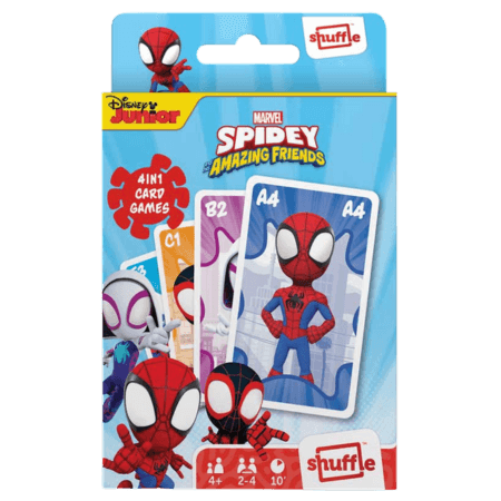 Marvel Spidey and His Amazing Friends 4-in-1 Card Game
