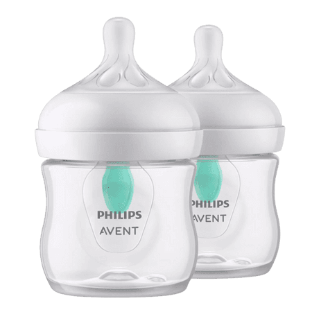 Philips Avent Natural Response 0+ Kuukautta Tuttipullo AirFree Vent -venttiilillä – 2 x 125 ml