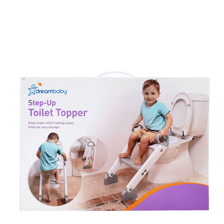 Dreambaby Step-Up WC-harjoittelusovitin White & Grey Ladder