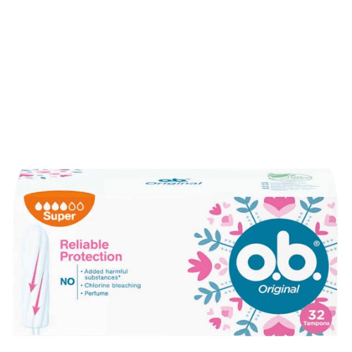 O.B. Original Super Tamponit Runsaaseen Vuotoon - 32 kpl
