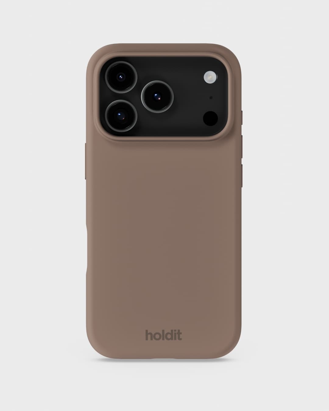 Phone Case Silicone Mocha Brown iPhone 17 Pro