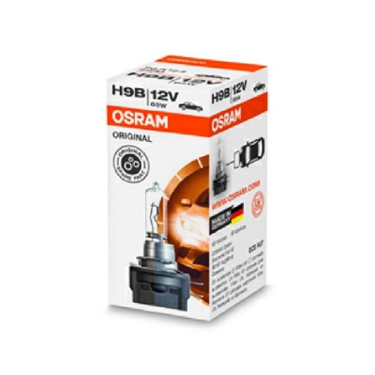 Hehkulamppu toissijainen OSRAM H9B Standard 12V, 65W