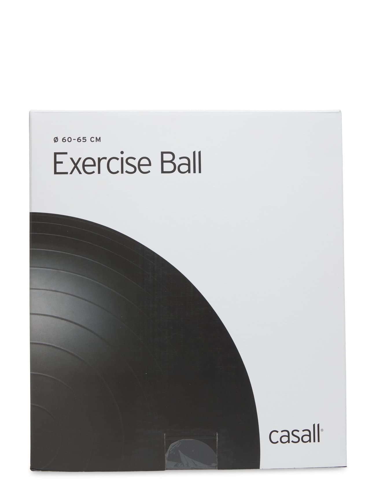 Casall Exercise Ball 60-65Cm - Black - ONE SIZE