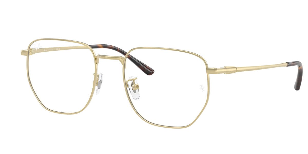 Ray-Ban RX8776D Aasialainen sovitus 1251 Miesten Silmälasit Kulta-