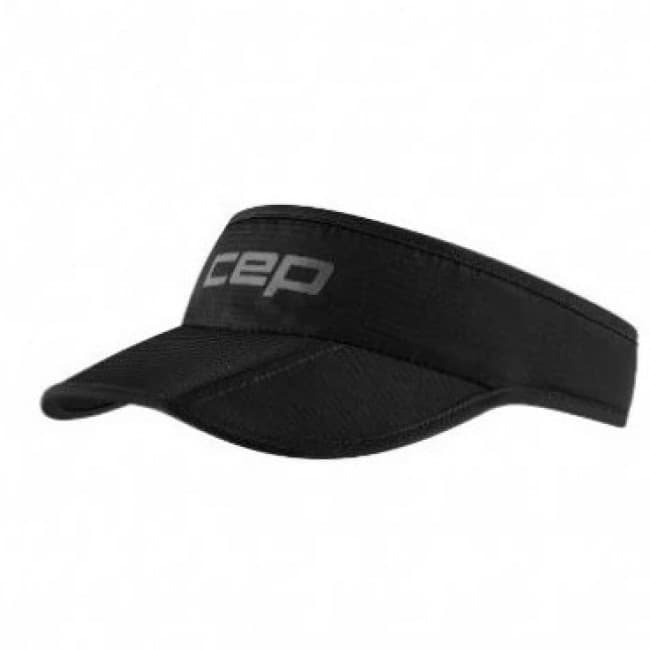 CEP Core Run Foldable Visor, visiiri, musta