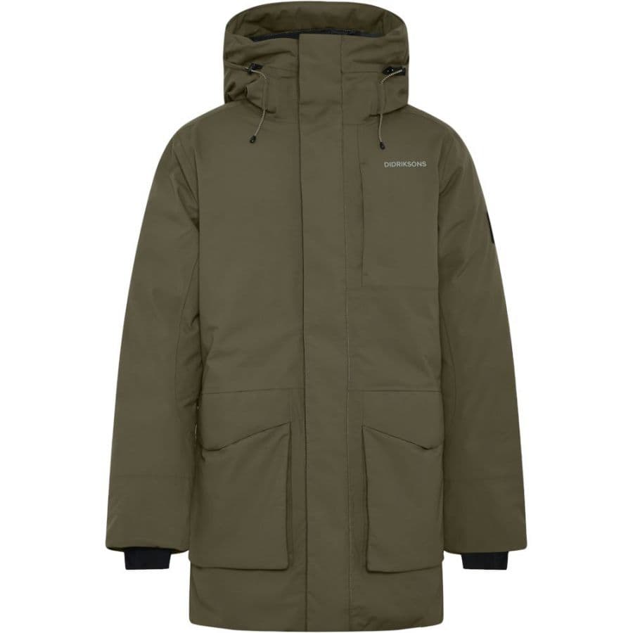 Didriksons Akilles, parka, miesten, tummanvihreä