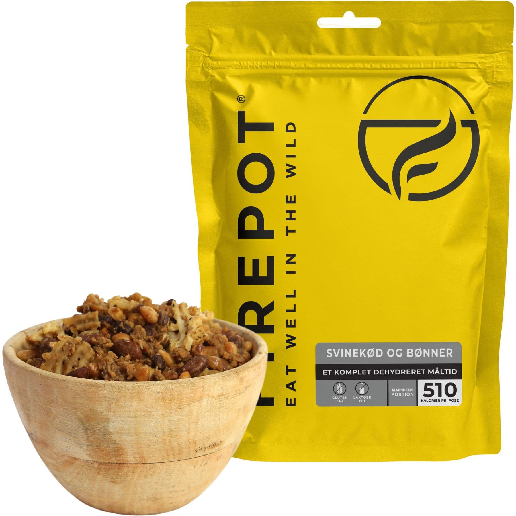Firepot Sianliha ja Pavut, pakastekuivattu ruoka, Reg