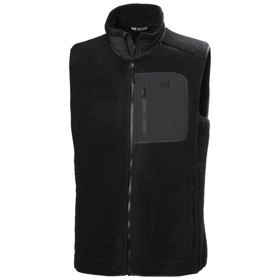 Helly Hansen Panorama Pile Block, fleeceliivi, miehet, musta
