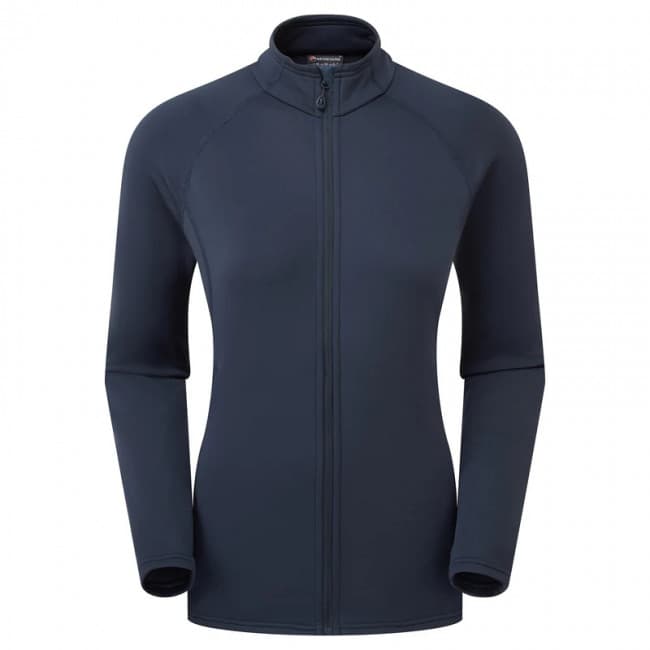 Montane F Fury Lite Jacket, fleecepusero, naiset, sininen