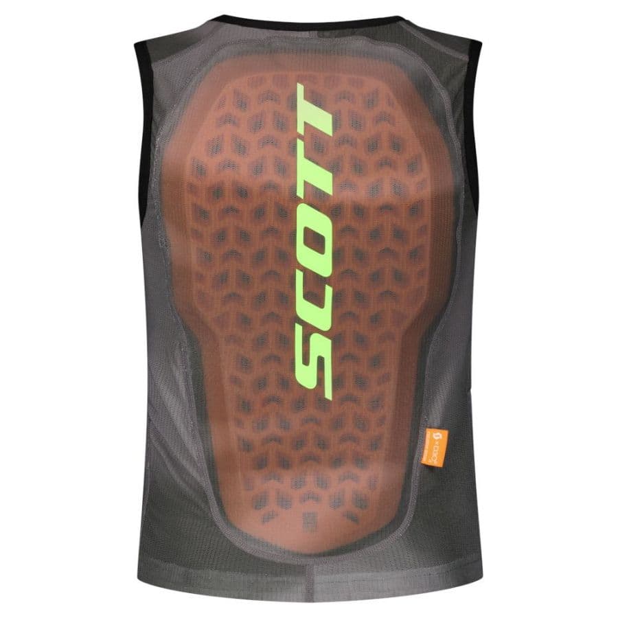 Scott Airflow Vest, selkäsuoja, juniori, harmaa/vihreä
