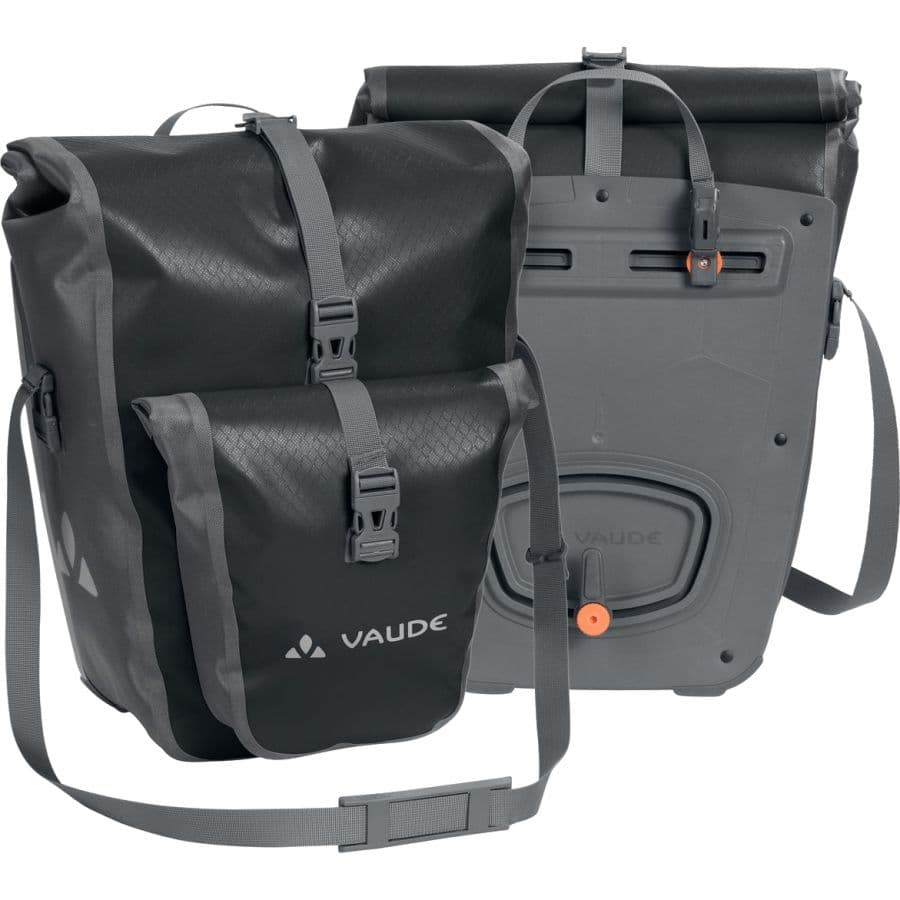 Vaude Aqua Back Plus, vedenpitävä pyörälaukku, musta