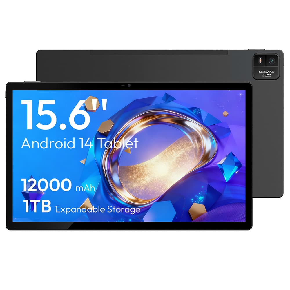 MESWAO B3 Pro 15.6 inch Tablet 8GB 256GB EU Plug Black