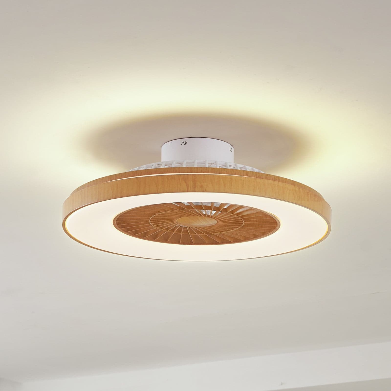 Teleo LED Kattotuuletin CCT Puu - Lindby - Olohuone - Moderni - Muovi