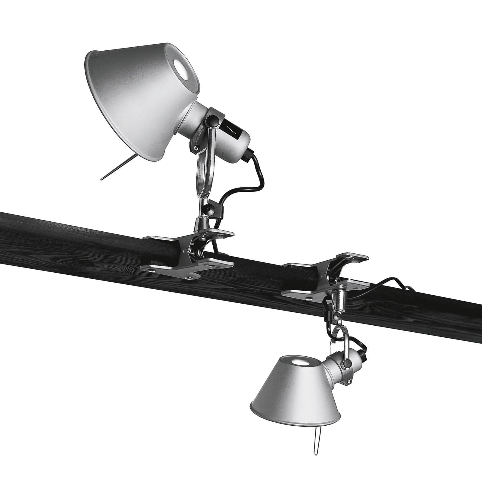 Tolomeo Pinza LED Klipsivalaisin Alu Artemide - Olohuone - Design - Metalli - Yksilamppuinen