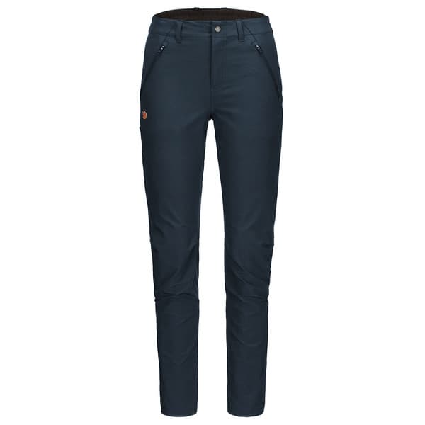 Fjällräven Abisko Trail Stretch Trousers W - Dark Navy - Naiset - 42/R