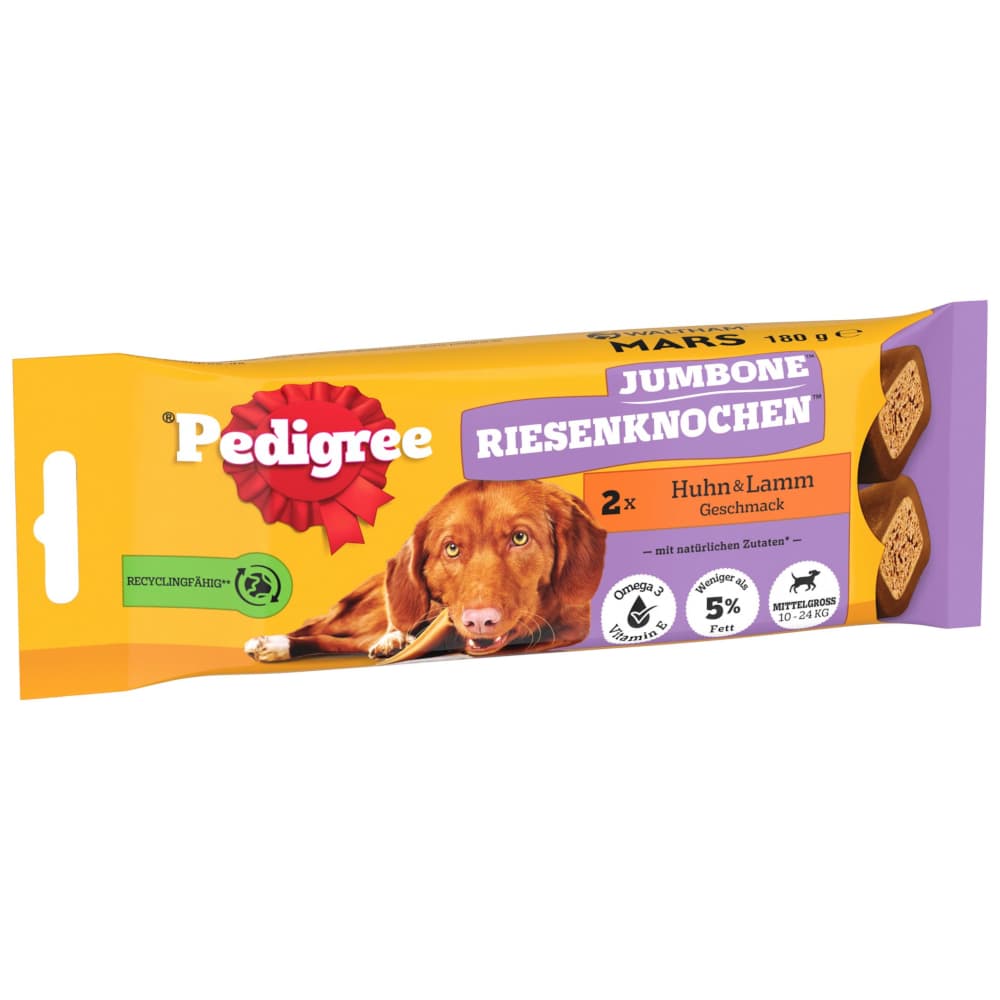Jumbone Medium kana 2 kpl Pedigree koiralle