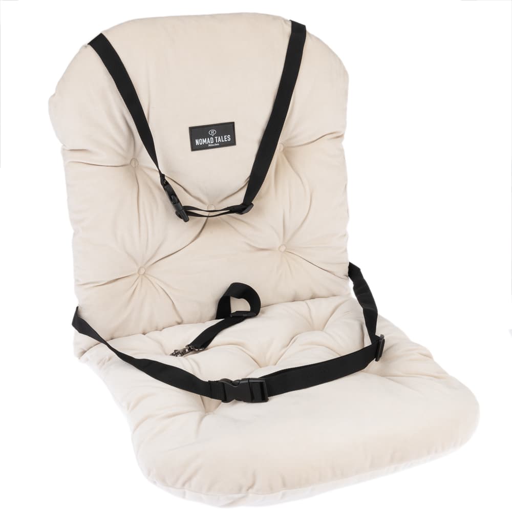 Nomad Tales Blush -autopeti koirille beige 43x51x51cm