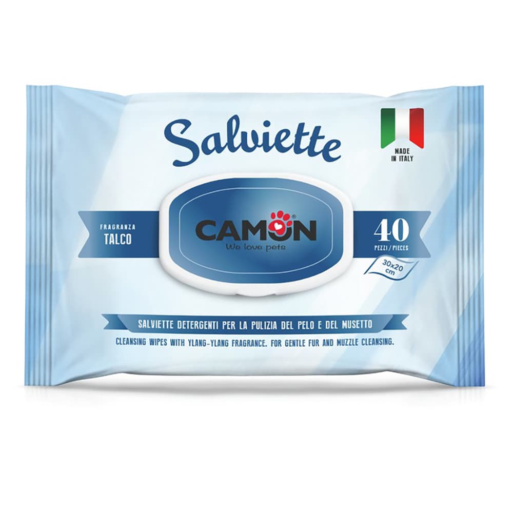 Camon Wet Wipes Coat Care Dog & Cat 40 kpl Talkki