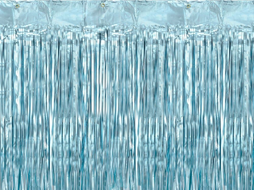 Taustaverho vaaleansininen 90 x 250 cm