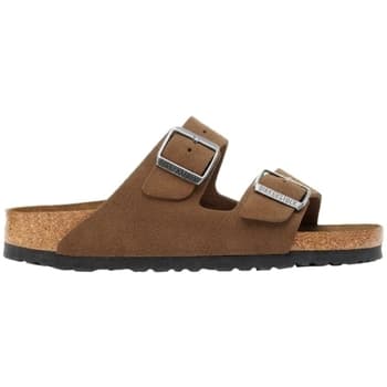 Tasaiset sandaalit BIRKENSTOCK Arizona Soft Footbed Suede Narrow - Dark Tea Tonal 37