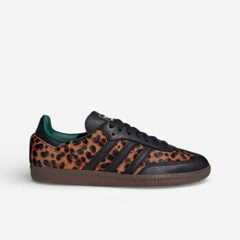 Kengät adidas Samba OG Black Green Leopard (Women's) 38