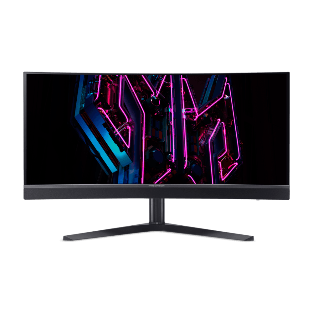 Predator X Series, X34V, OLED Kaareva pelinäyttö, UW-QHD 3440x1440, OLED Paneeli 178°x178°, Musta