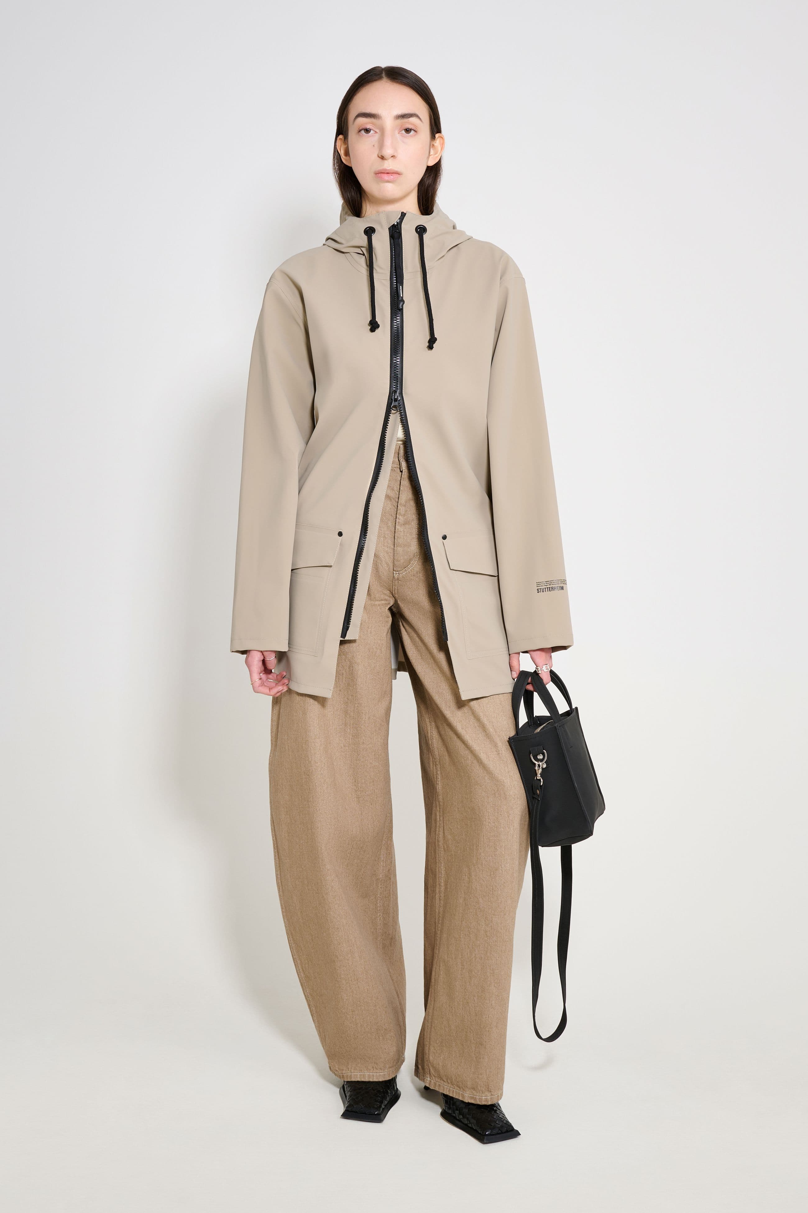 Stockholm Patch Raincoat Potato