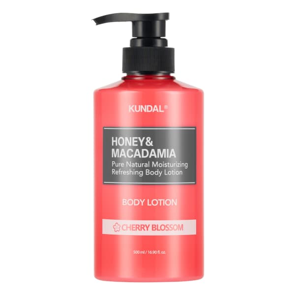 KUNDAL - Honey & Macadamia Pure Body Lotion - 500ml - Cherry Blossom