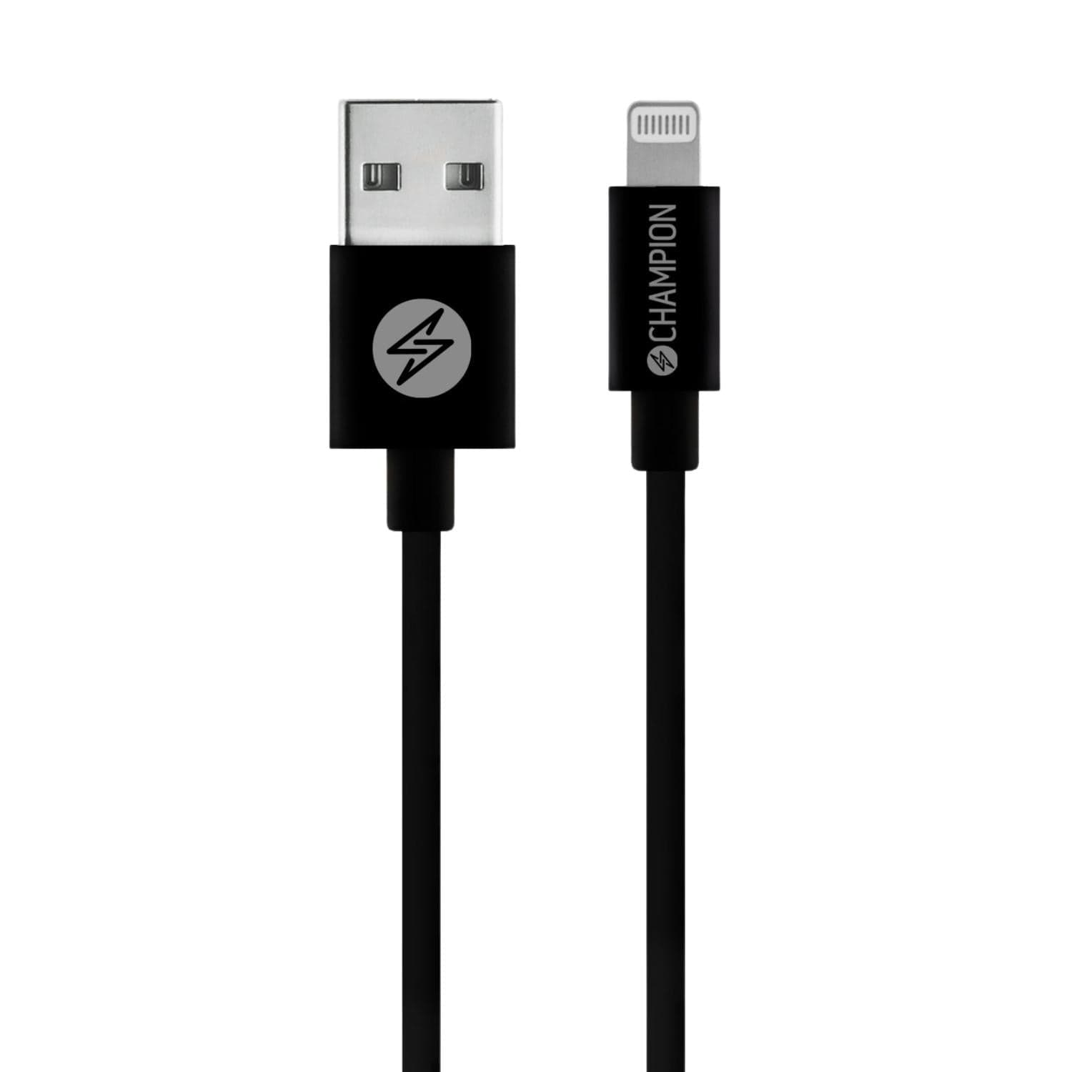 USB-A-Lightning-kaapeli 2m musta