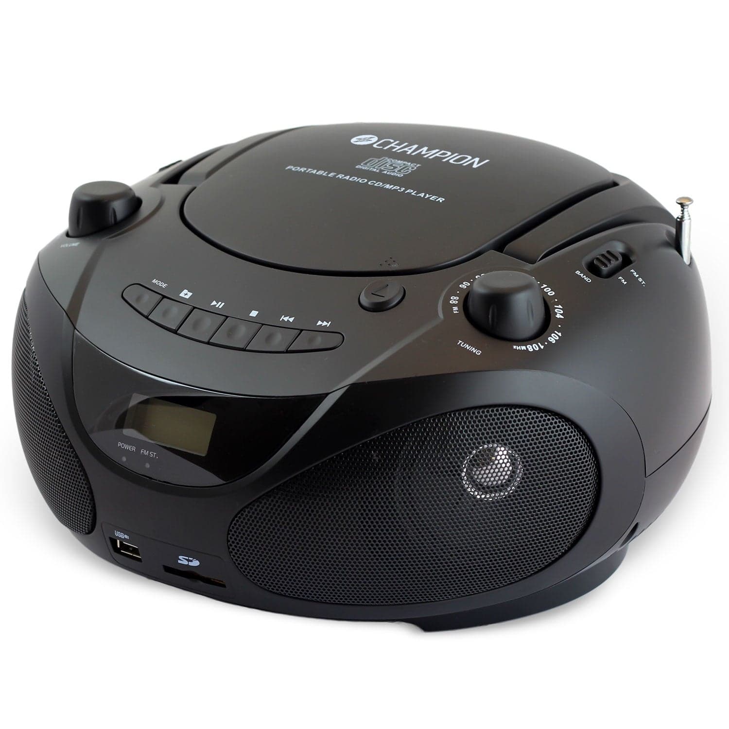 Boombox CD/Radio/MP3/USB musta