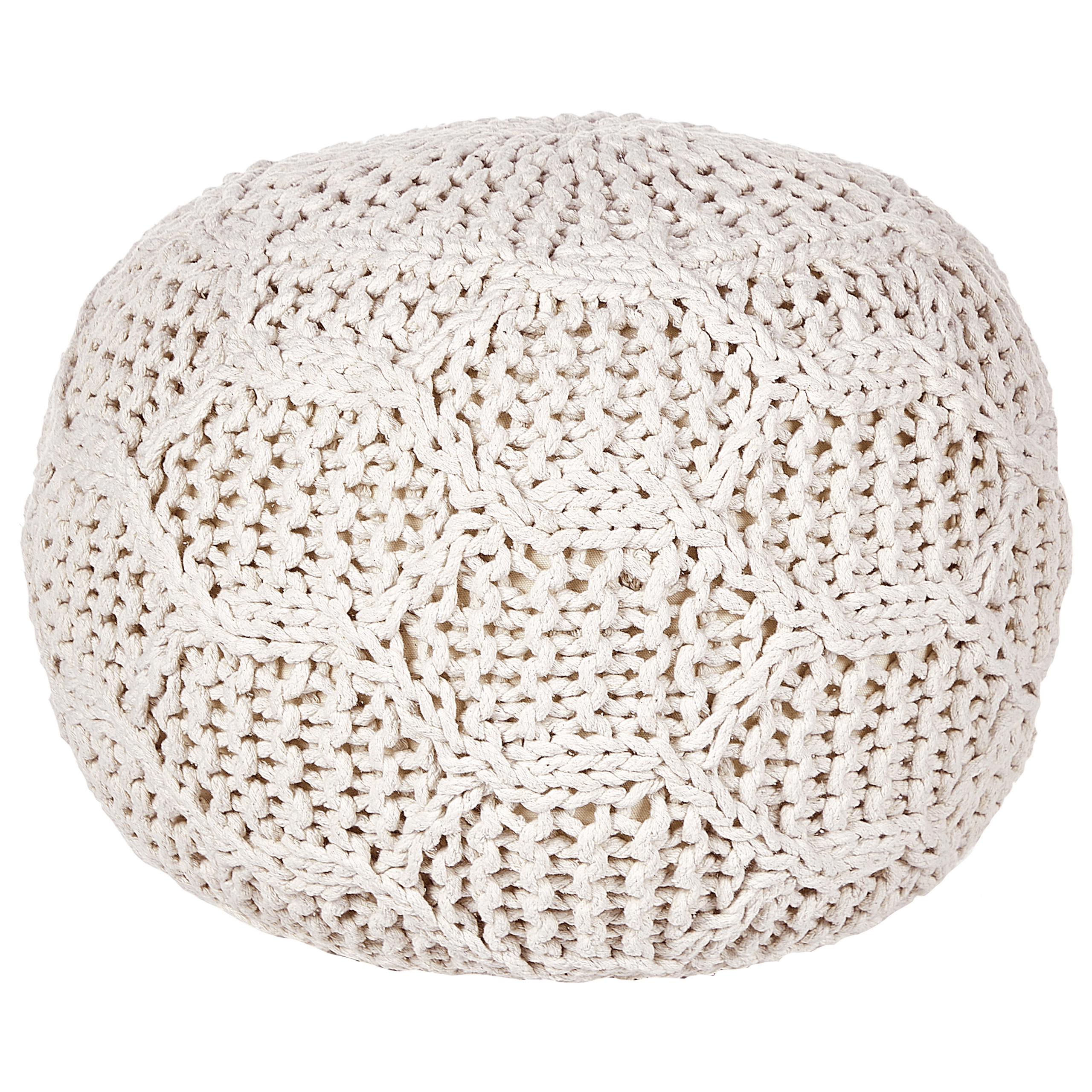 Rahi Makramee TRIMAN puuvilla Vaaleanbeige 50 cm 50 cm 35 cm