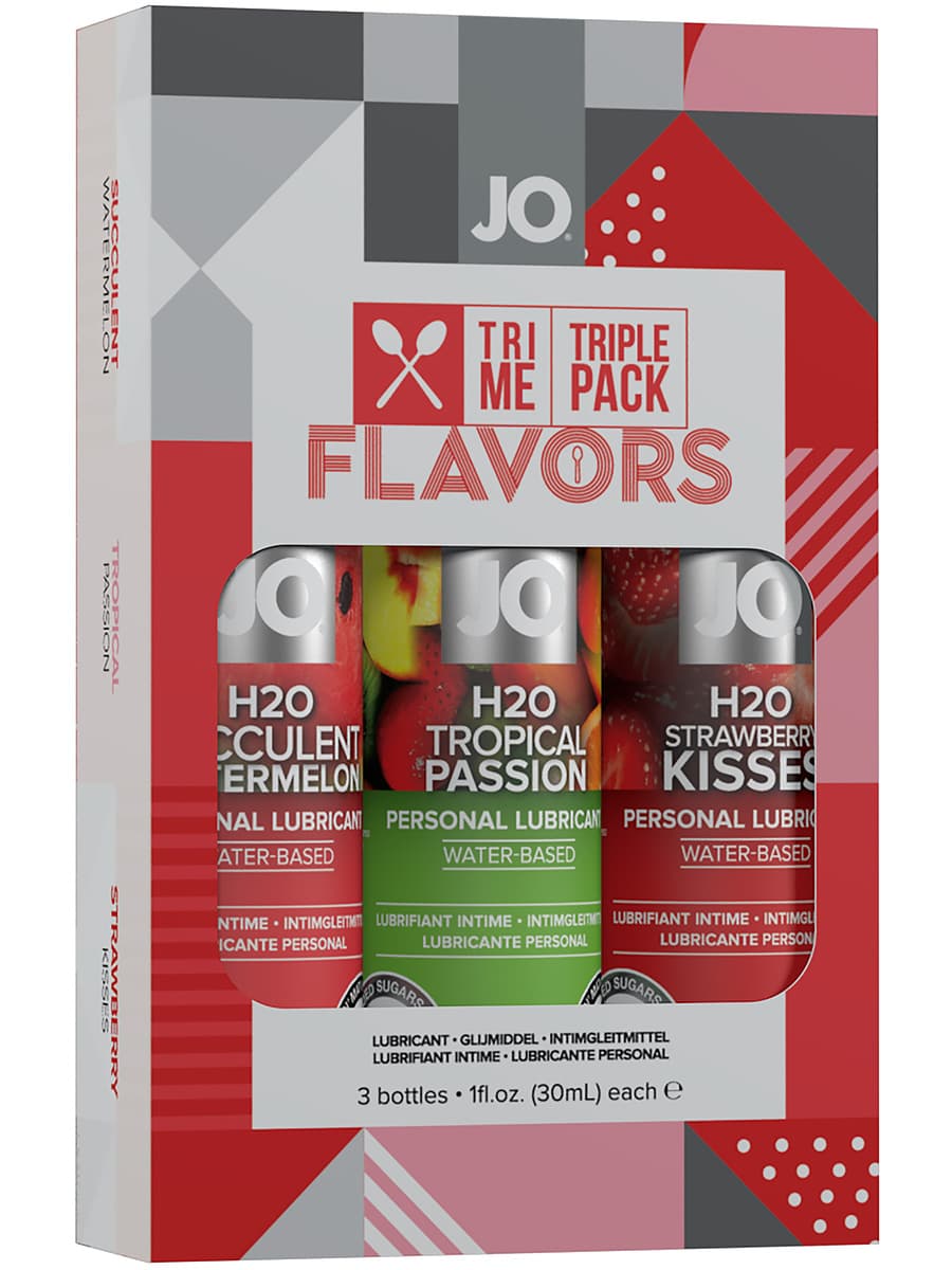 System JO : Triple Pack Flavors Lubricant