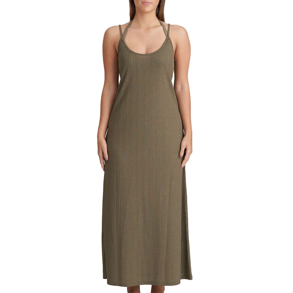 Marie Jo Swim Tinjis ranta-asu mekko Golden Olive