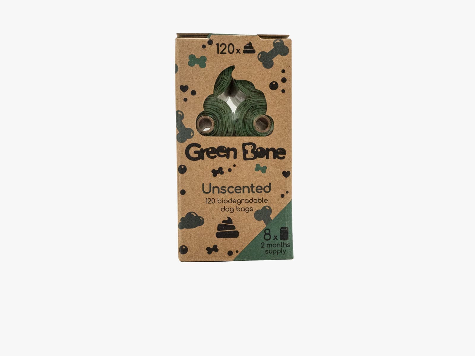 Green Bone Unscented 8kpl Paketti